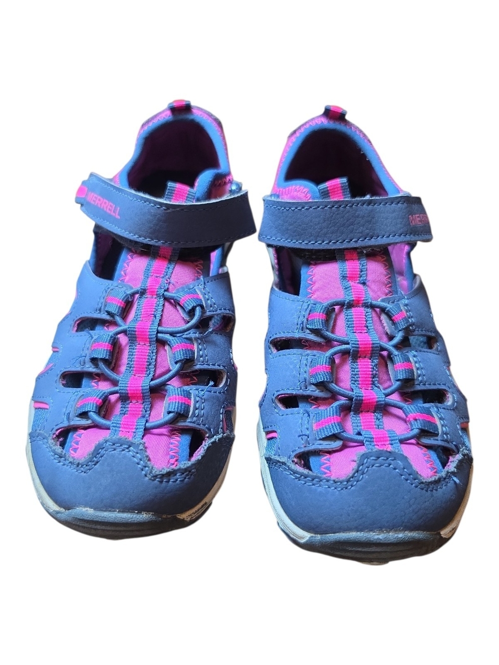 MERRELL | Hydro H2O Hiker Sandals Blue Pink Outdoor Water Shoes Active Girls | 2